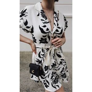 Zara Linen Blend Dress